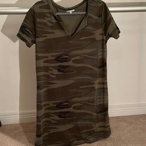 Green Camo Z supply dress